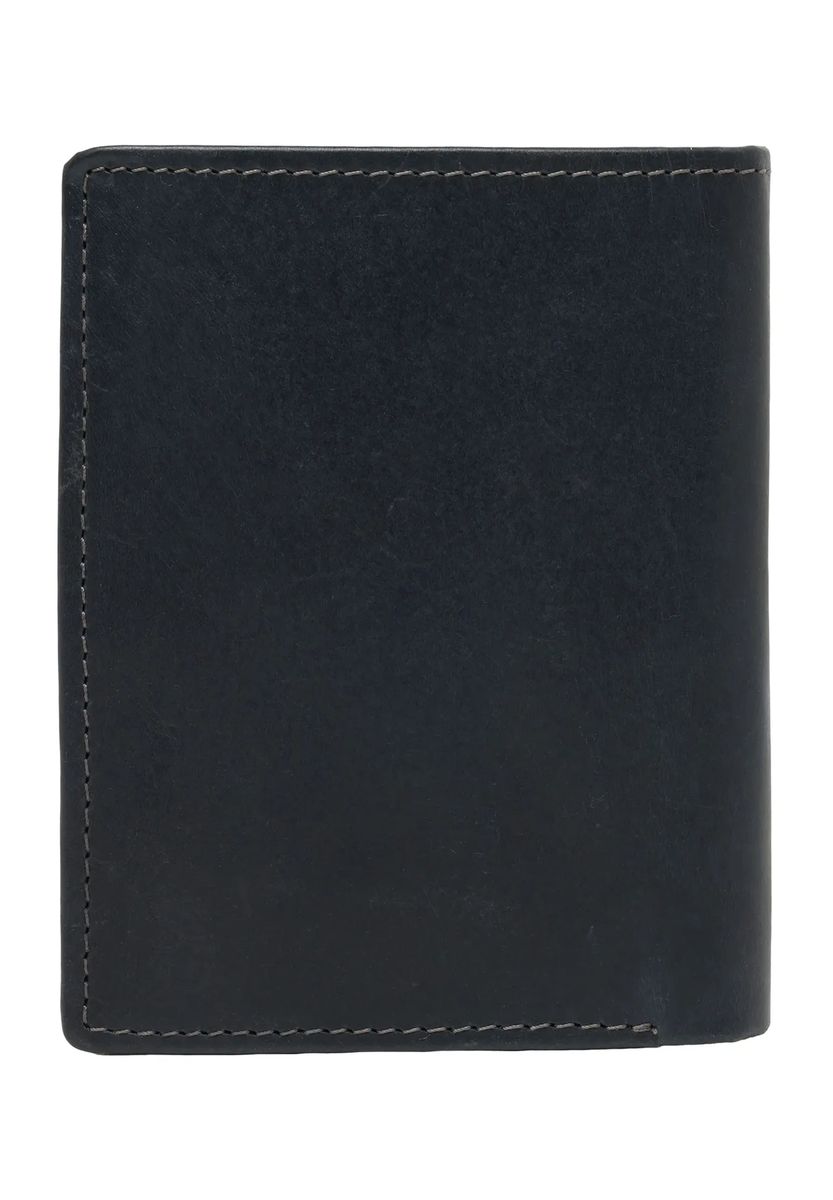 Klassische Hochformat-Lederbrieftasche