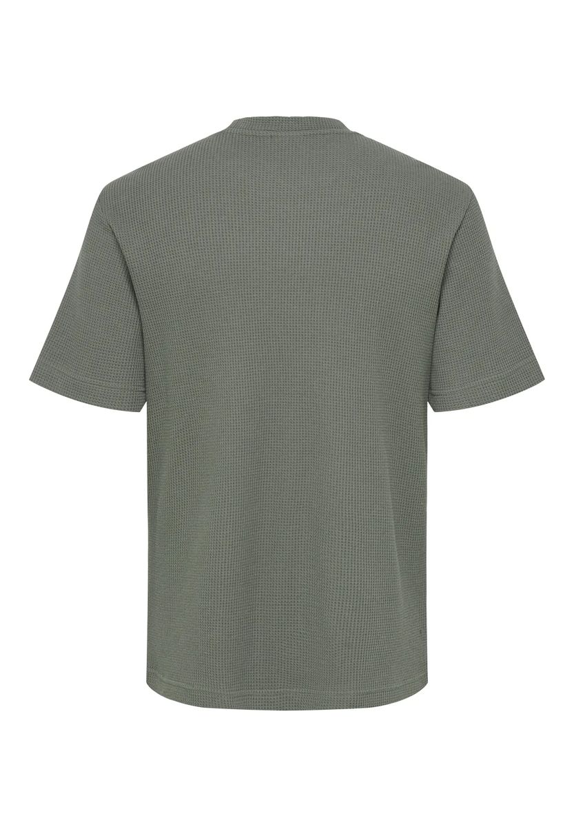 Waffelstrick-T-Shirt im Relaxed Fit