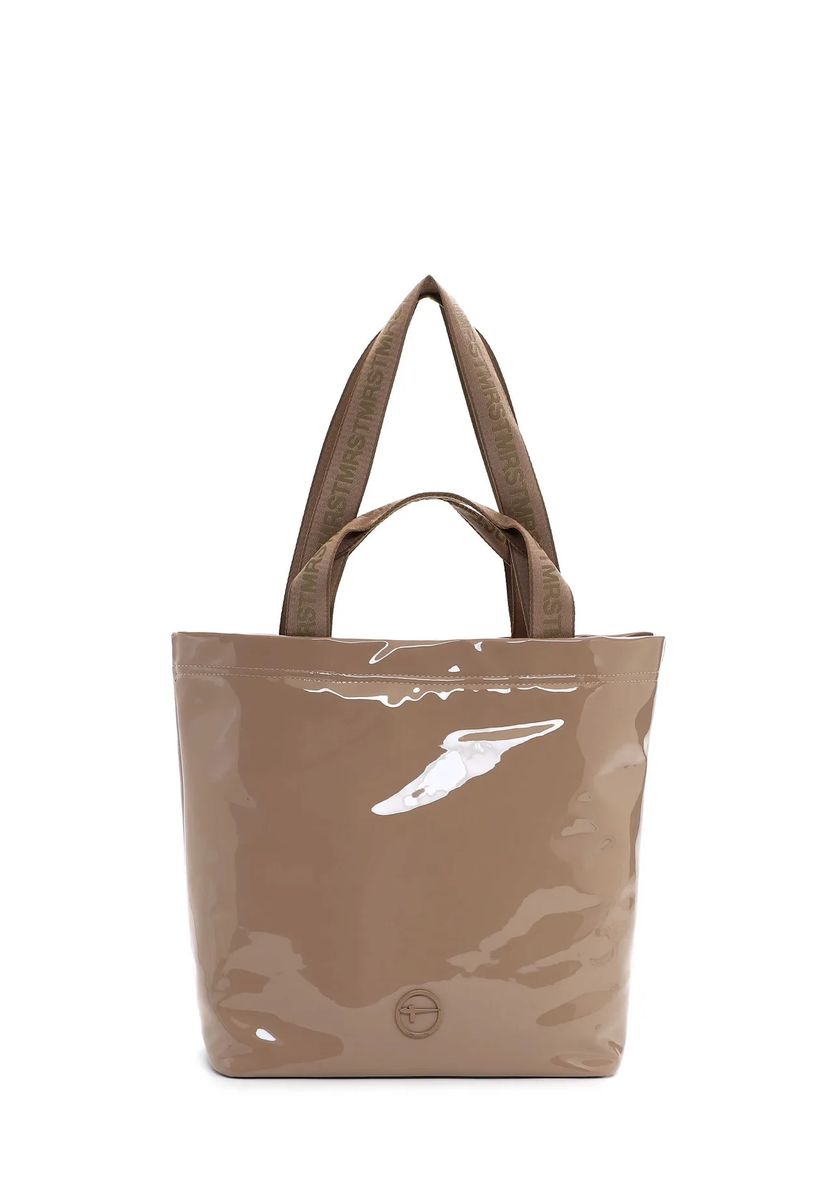 Glänzende Patent-Shopper-Tasche