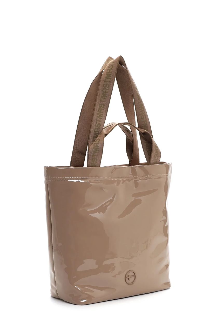 Glänzende Patent-Shopper-Tasche