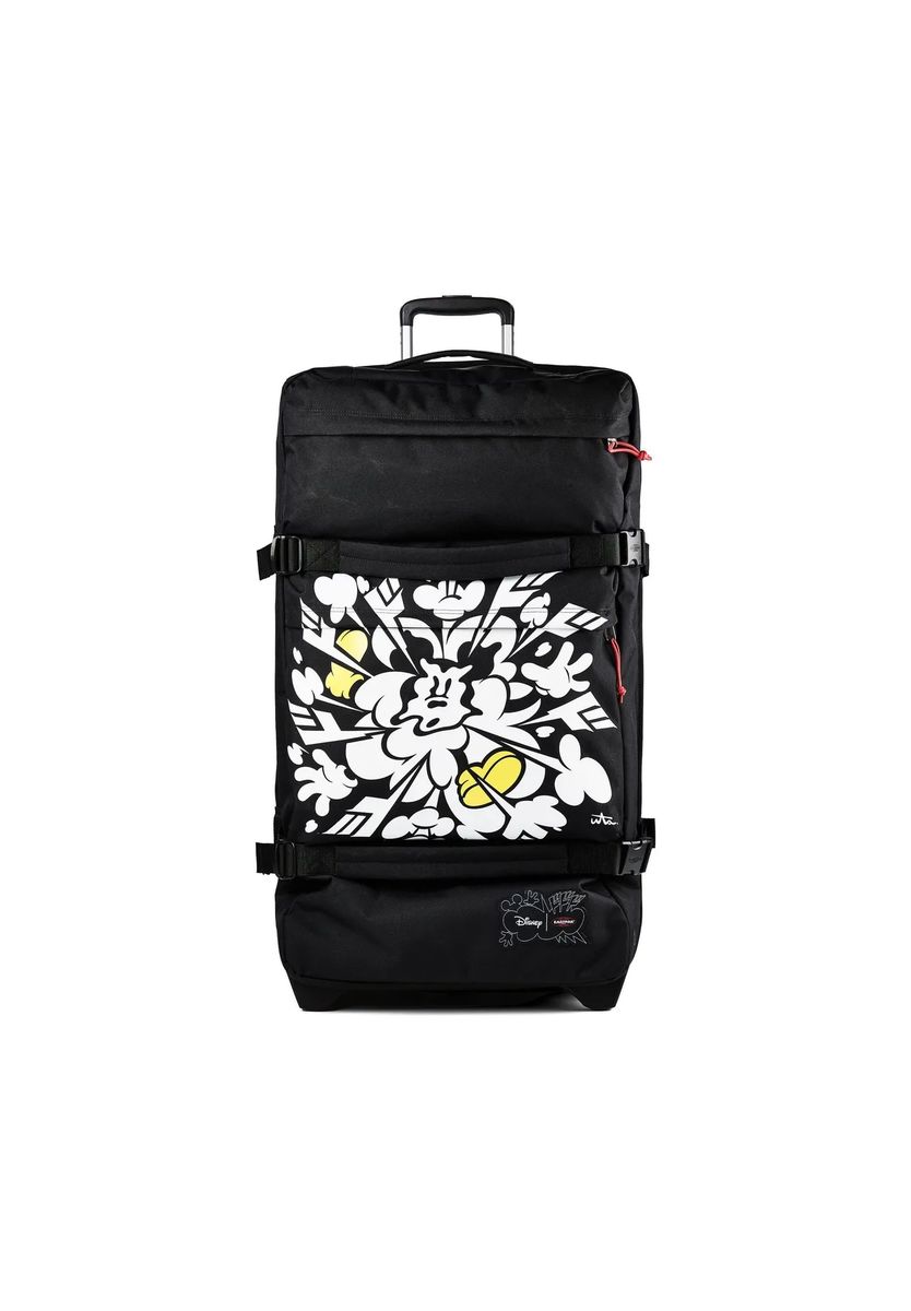 Rollbare Reisetasche mit Grafikprint