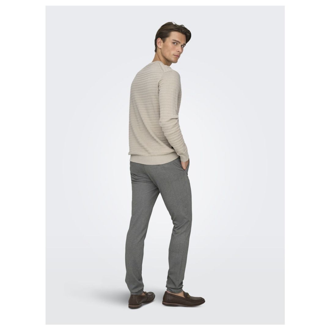 Schmale Stretch-Chino-Hose