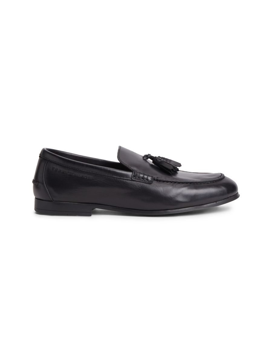 Klassische Leder-Loafer mit Quasten