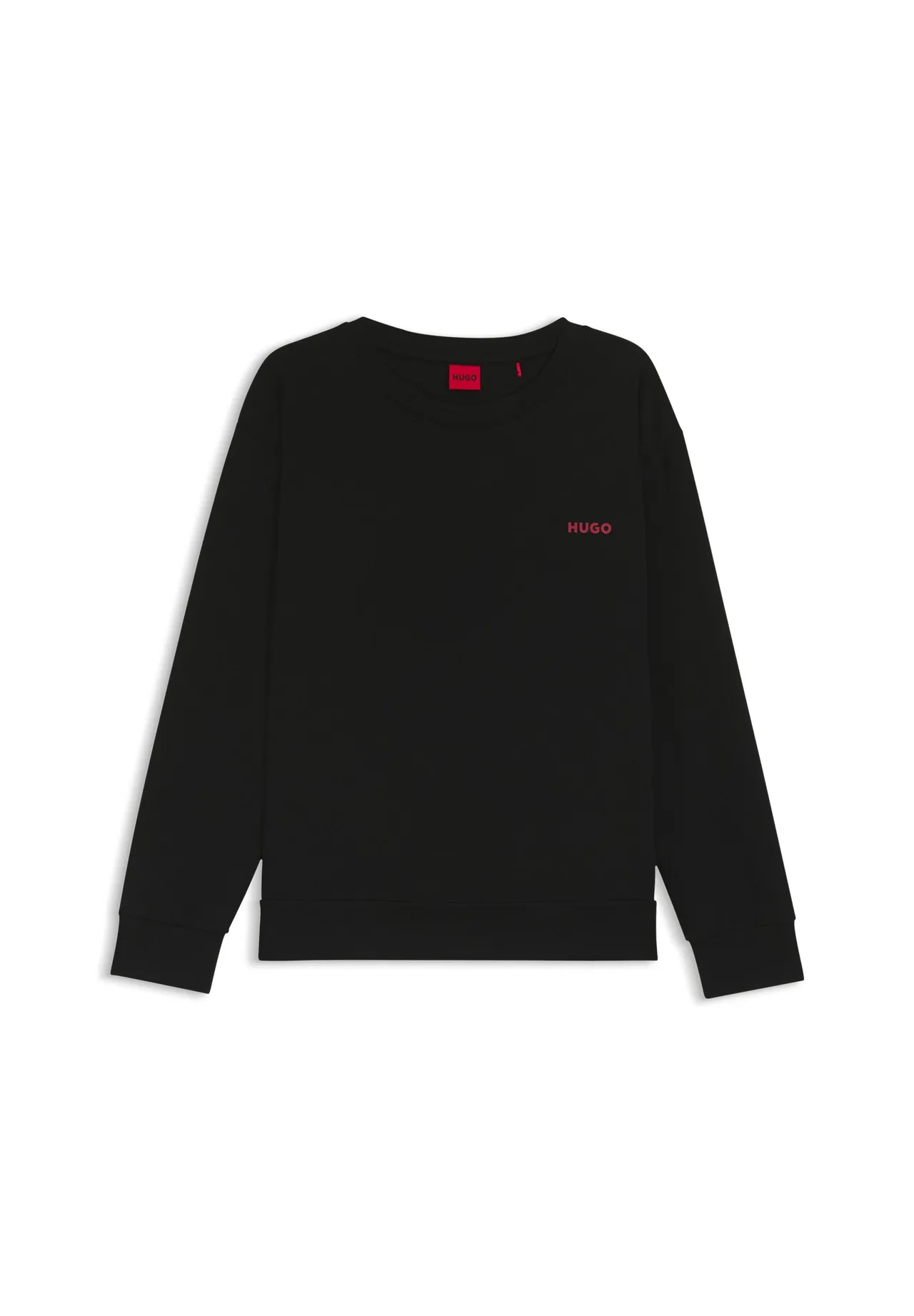 Langarm-Loungewear-Oberteil aus Baumwolle