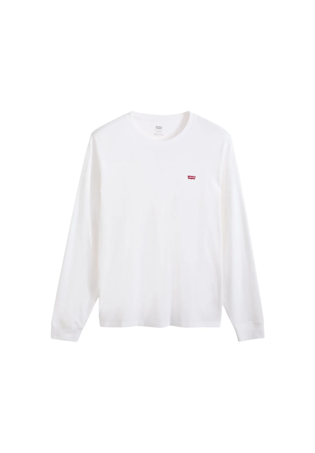 Klassisches Baumwoll-Langarmshirt