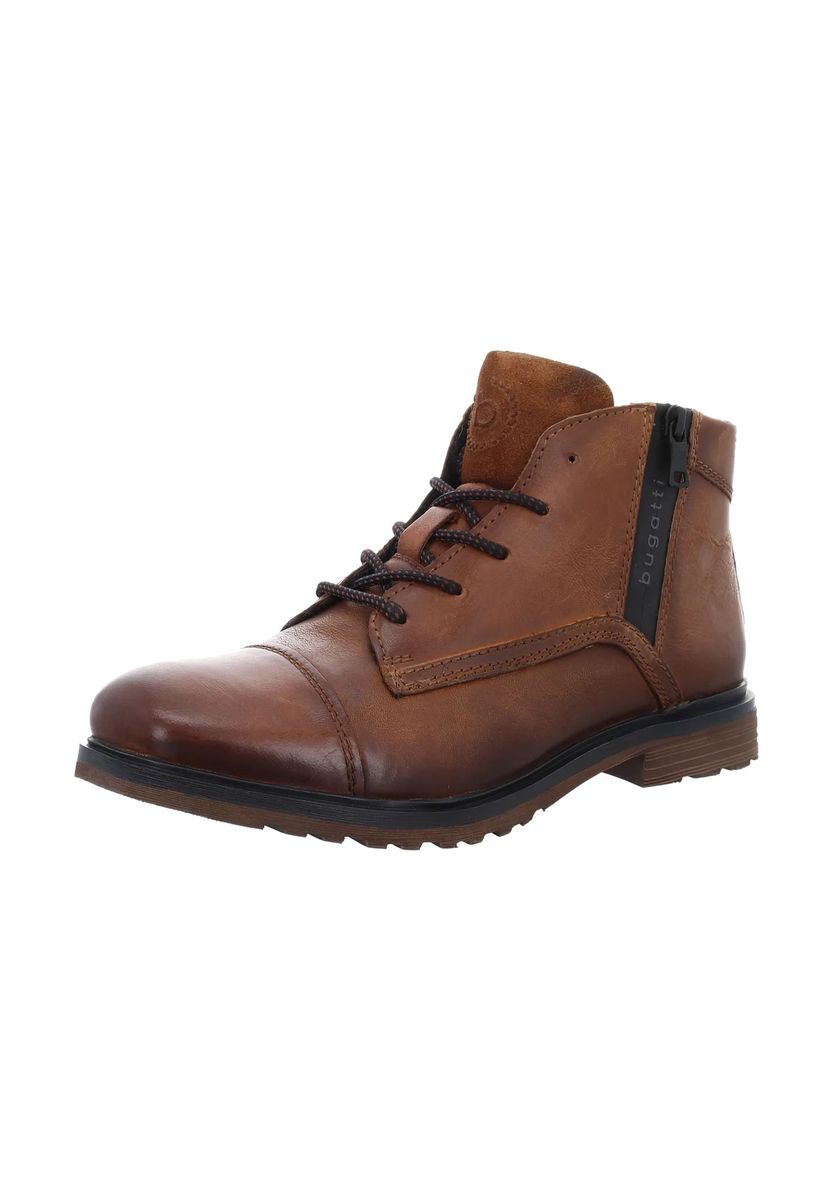 Robuste Schnürstiefeletten aus Leder