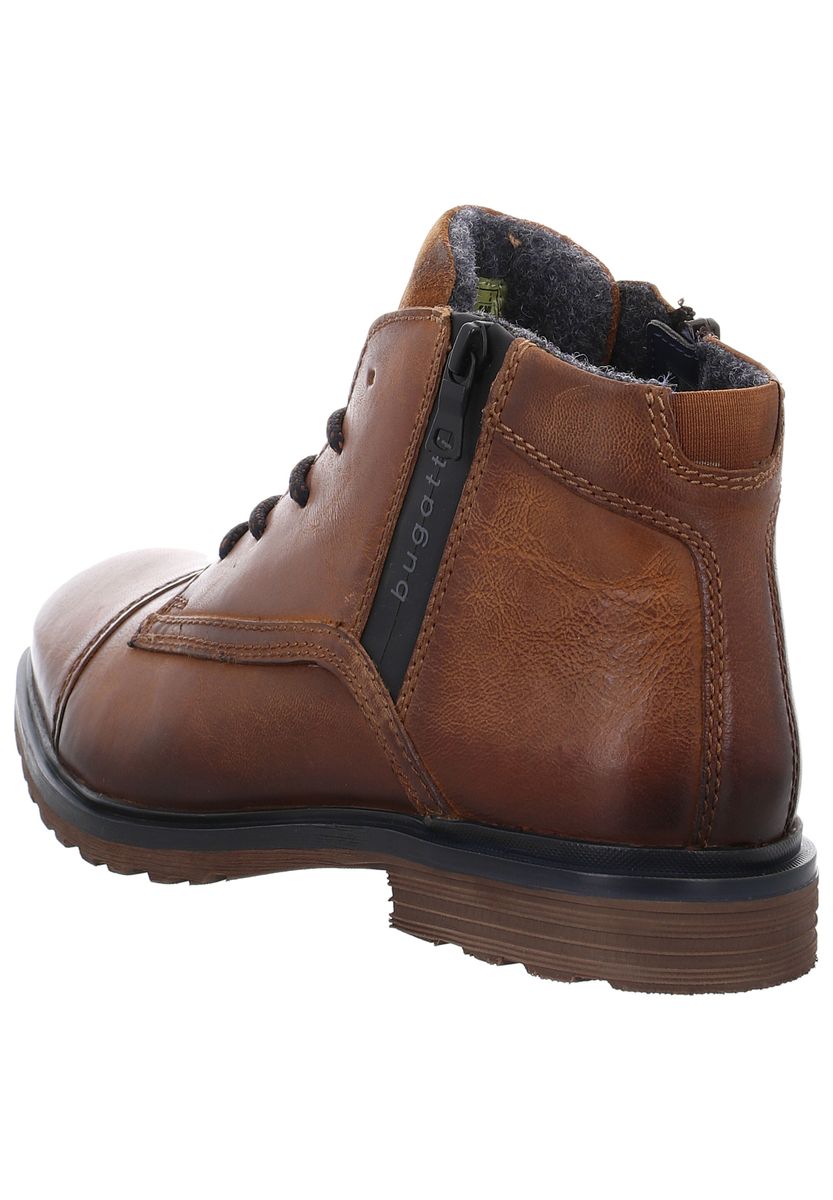Robuste Schnürstiefeletten aus Leder
