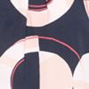 Bluse mit geometrischem Abstrakt-Print