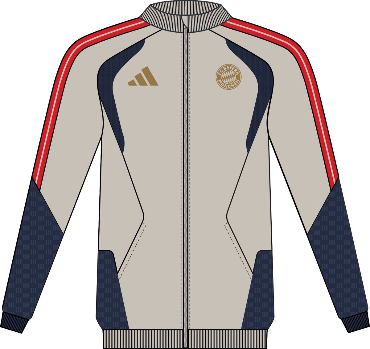 FC Bayern Team Trainingsjacke