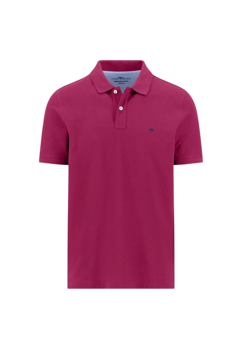 Baumwoll-Poloshirt mit geradem Schnitt