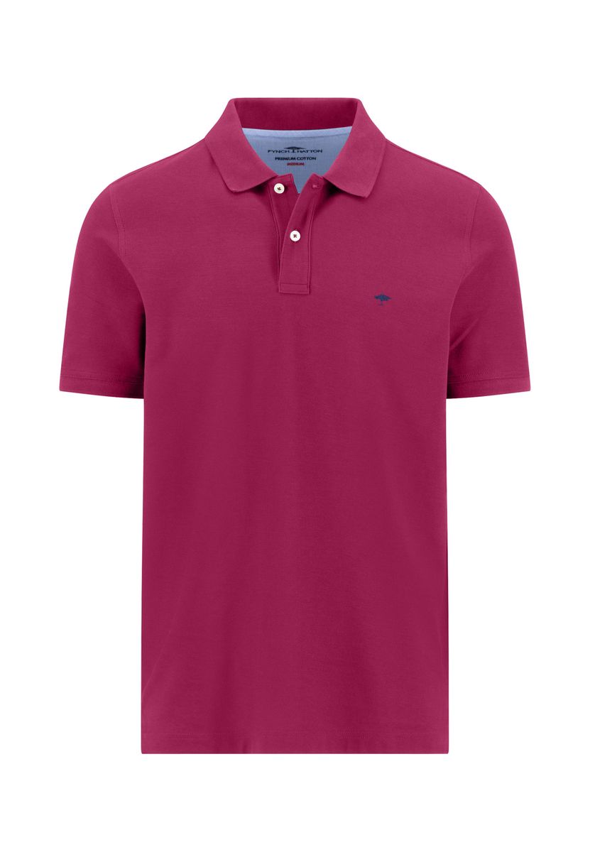 Baumwoll-Poloshirt mit geradem Schnitt
