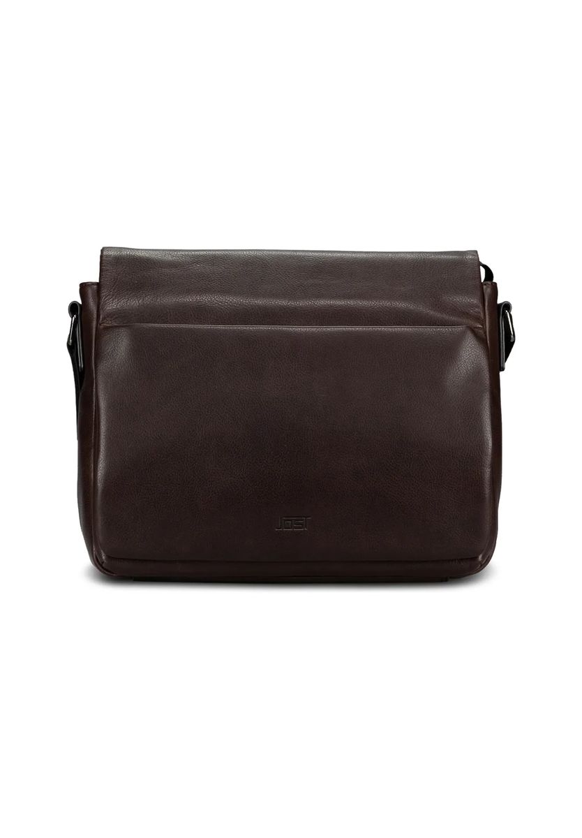 Minimalistische Leder-Laptop-Kuriertasche