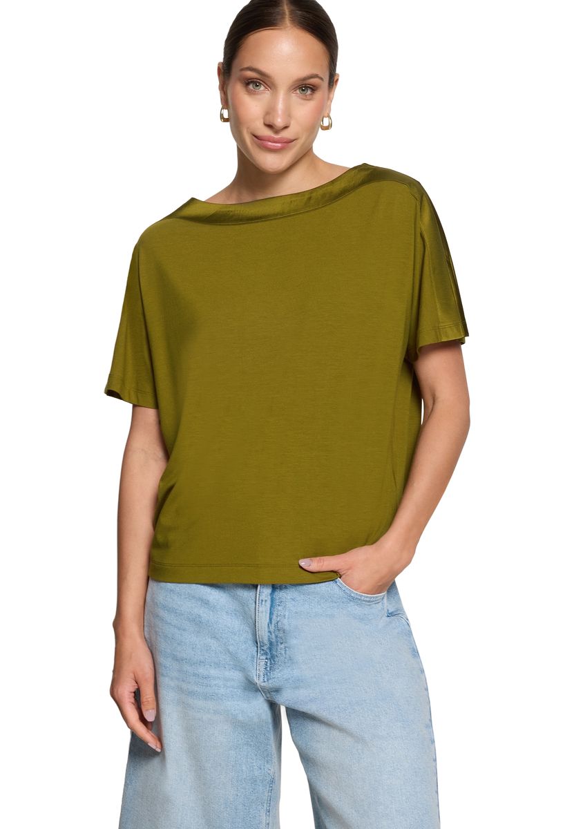 Elegantes Top mit U-Boot-Ausschnitt