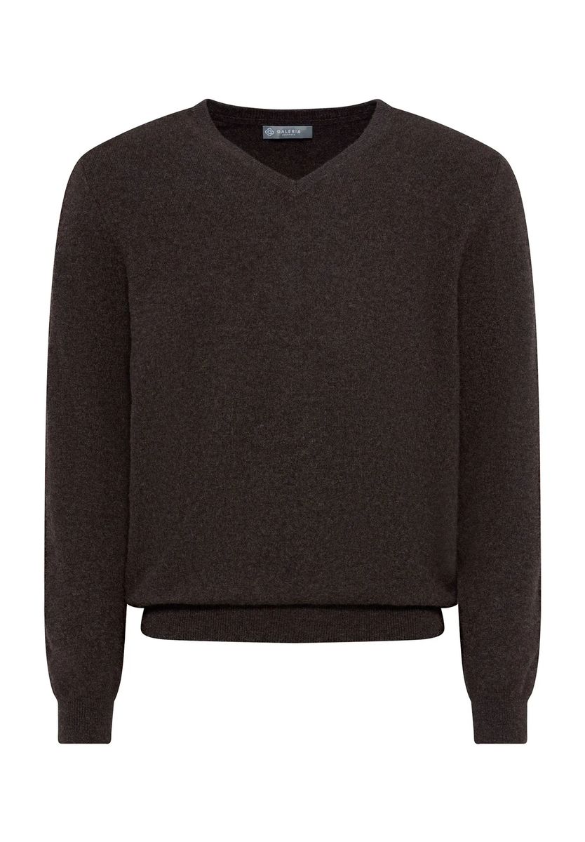 Luxuriöser Cashmere-Pullover mit V-Ausschnitt