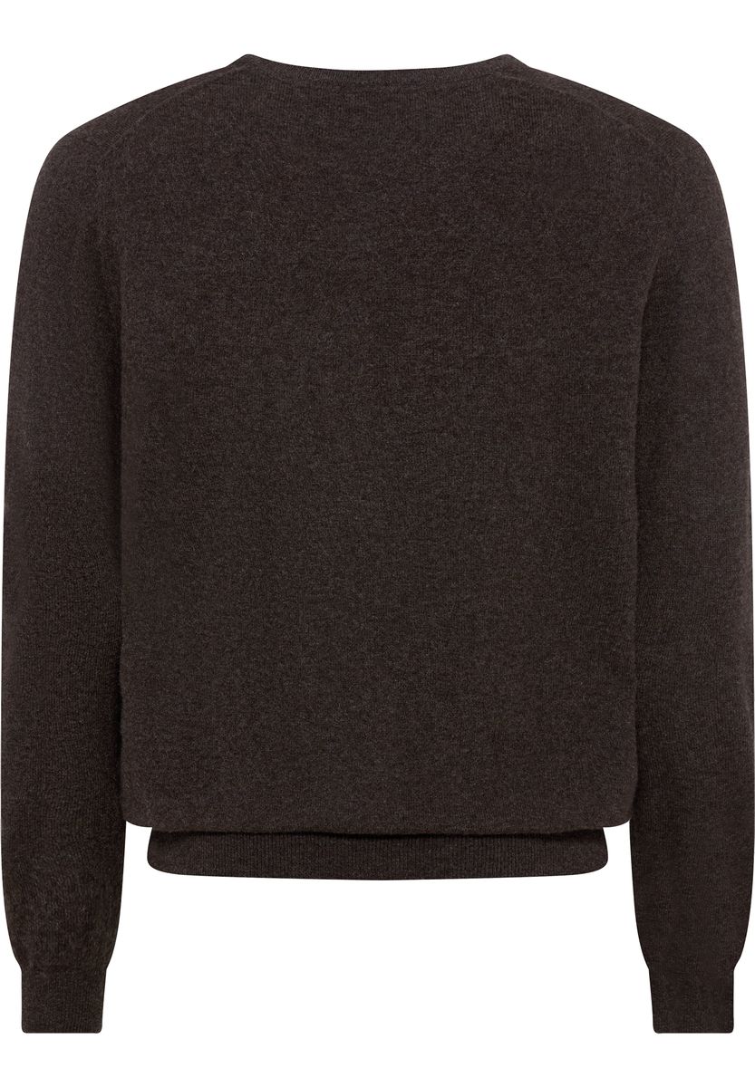 Luxuriöser Cashmere-Pullover mit V-Ausschnitt