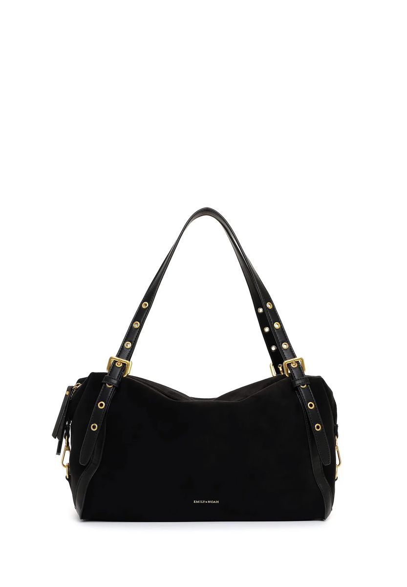 Weicher Shopper mit Ösen-Details