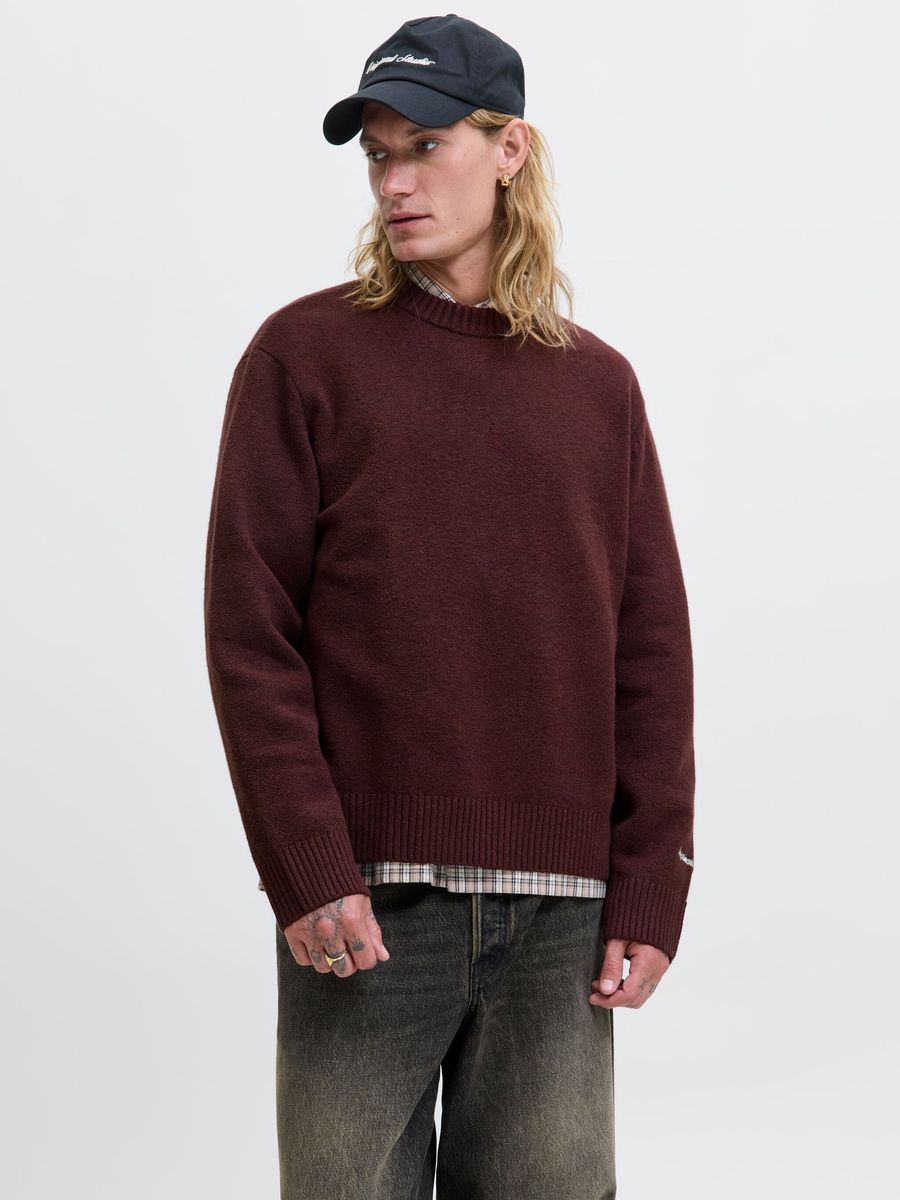 ORIGINALS by JACK & JONES Pullover, Baumwollmischung, für Herren, rot, S