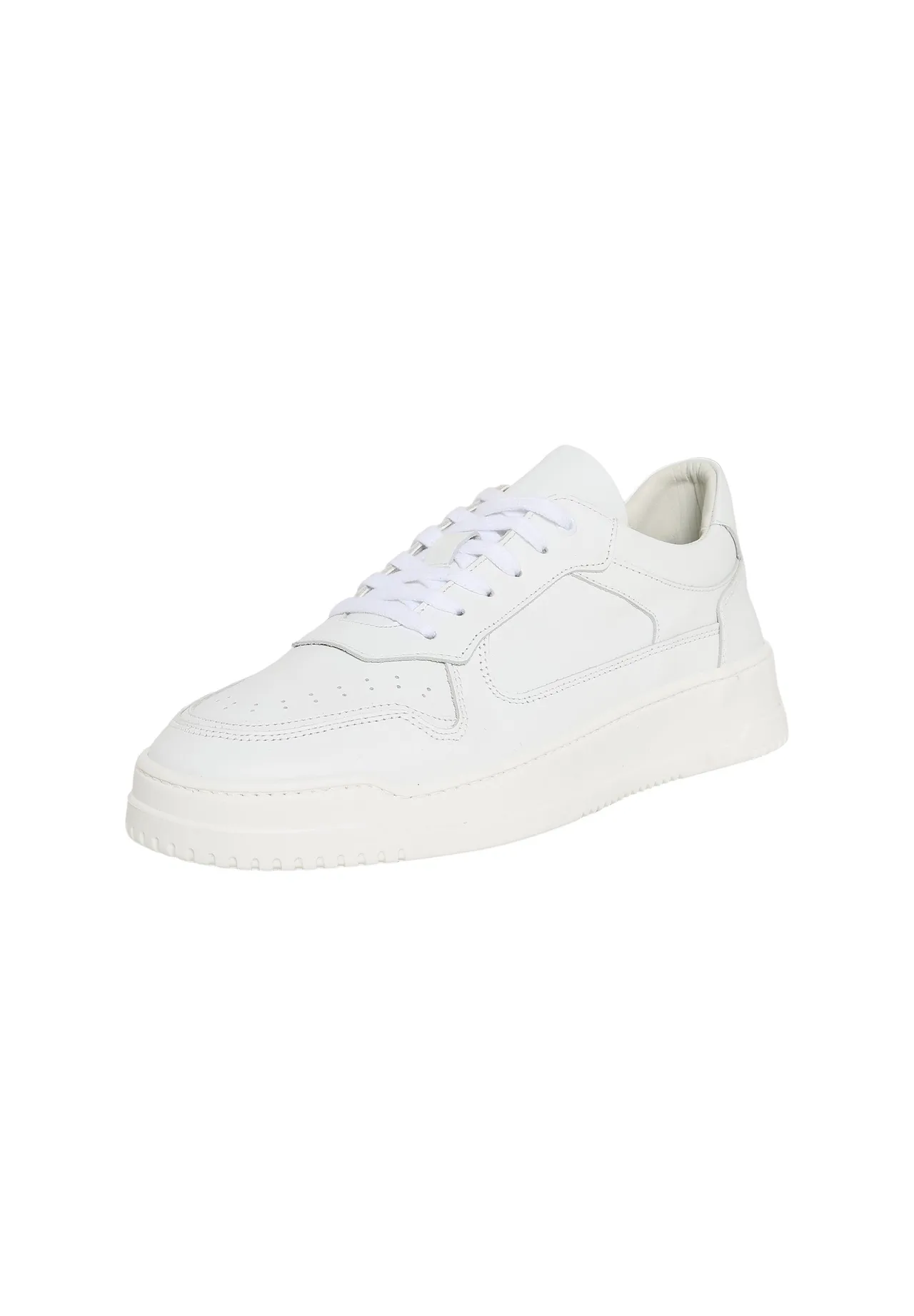 Minimalistische Leder Low-Top Sneaker