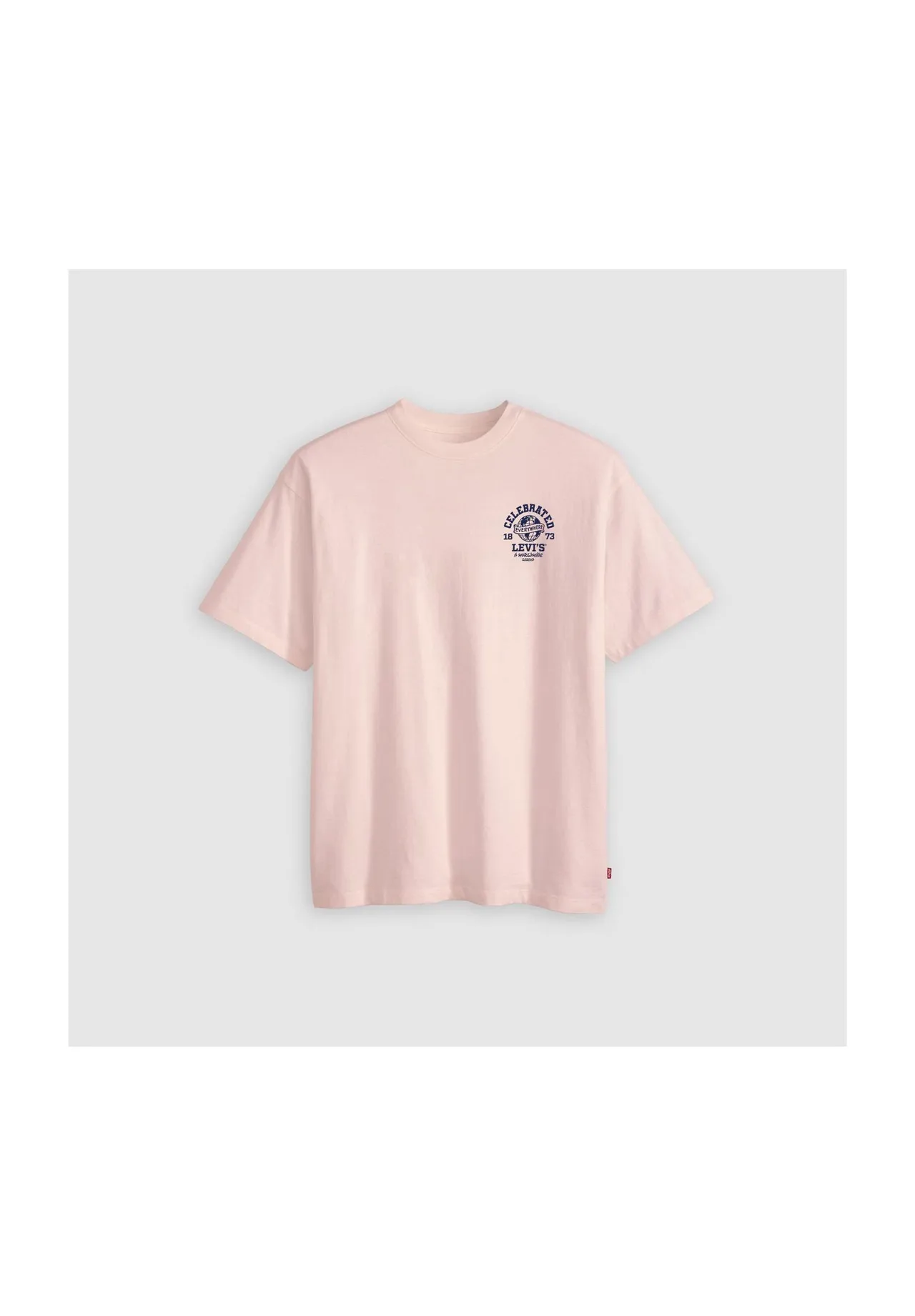 Lockeres Grafik-Logo T-Shirt aus Baumwolle