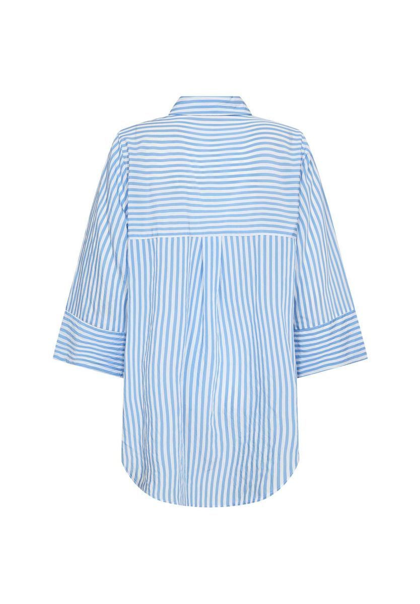 Gestreifte Dreiviertelarm Bluse