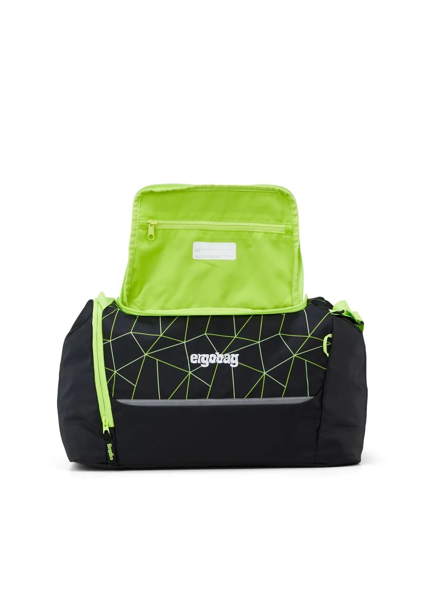 Reflektierende Dufflebag mit geometrischem Muster