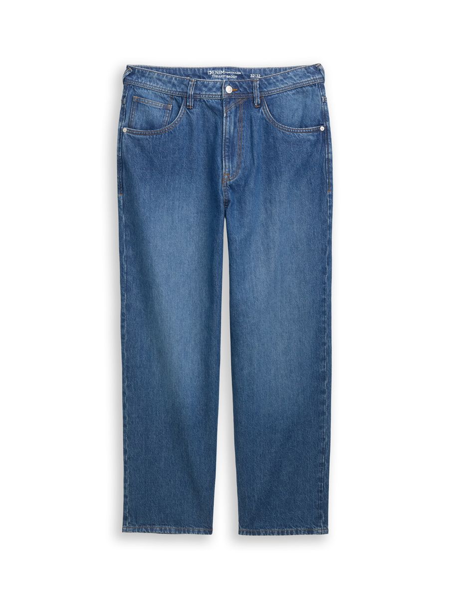 Locker geschnittene Baggy-Jeans