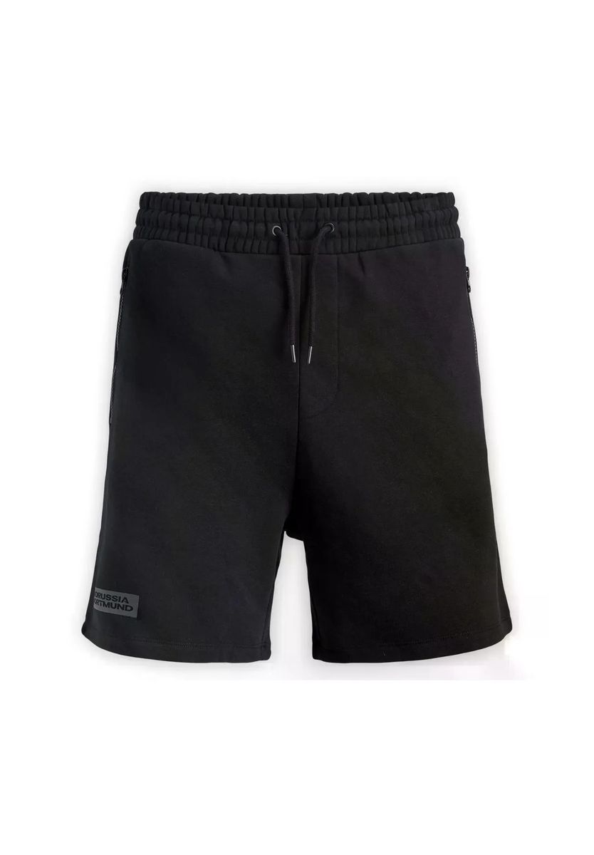 Minimalistische Sweatshorts mit Ton-in-Ton-Patch