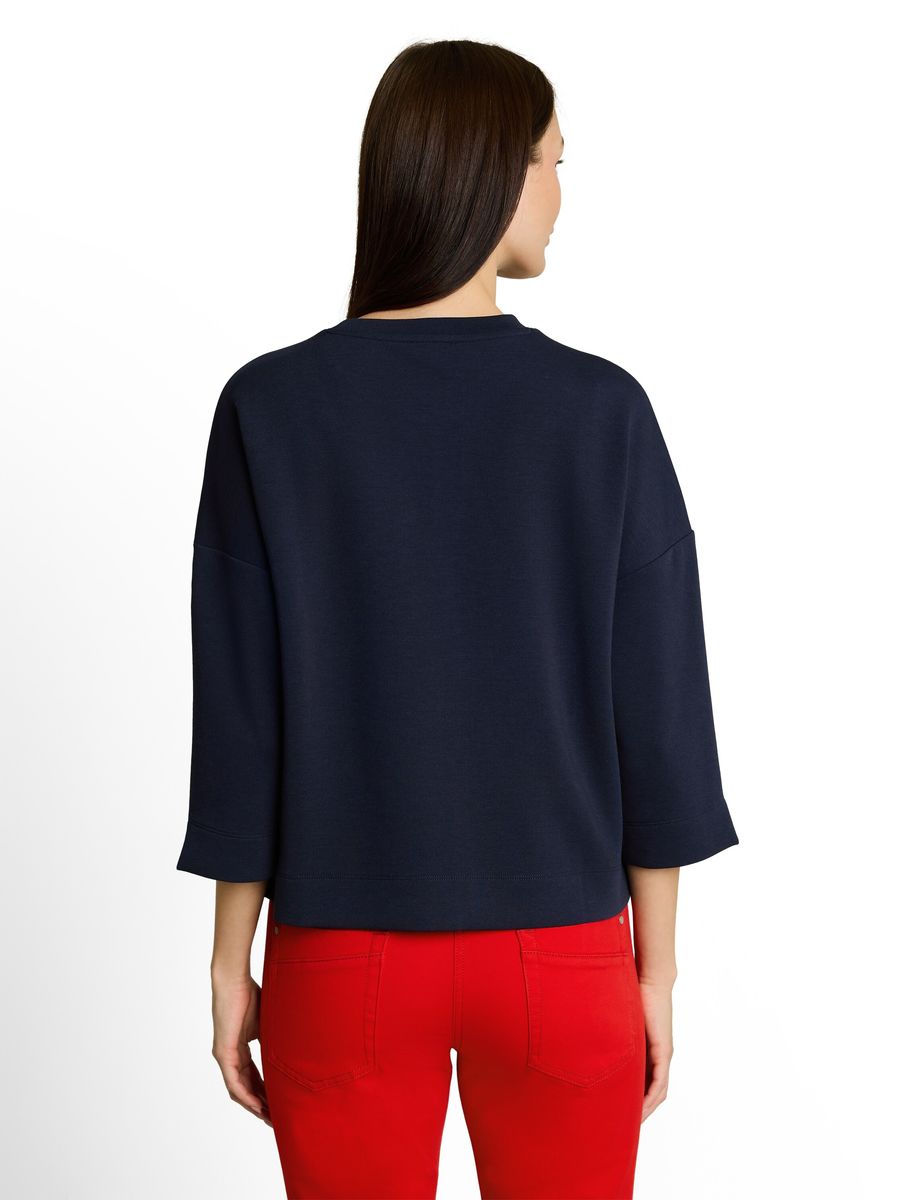 Boxy Sweatshirt mit Teilungsnaht