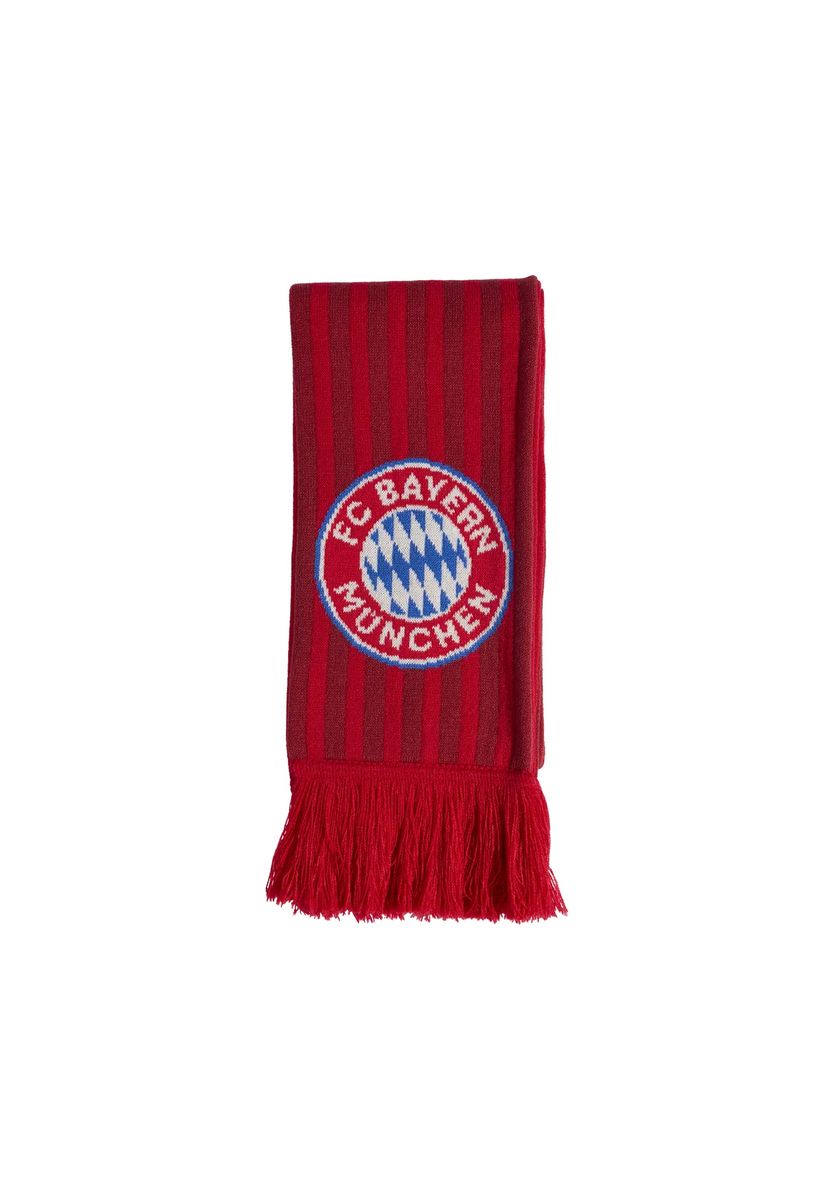 Gestrickter Fan-Schal mit Wappen