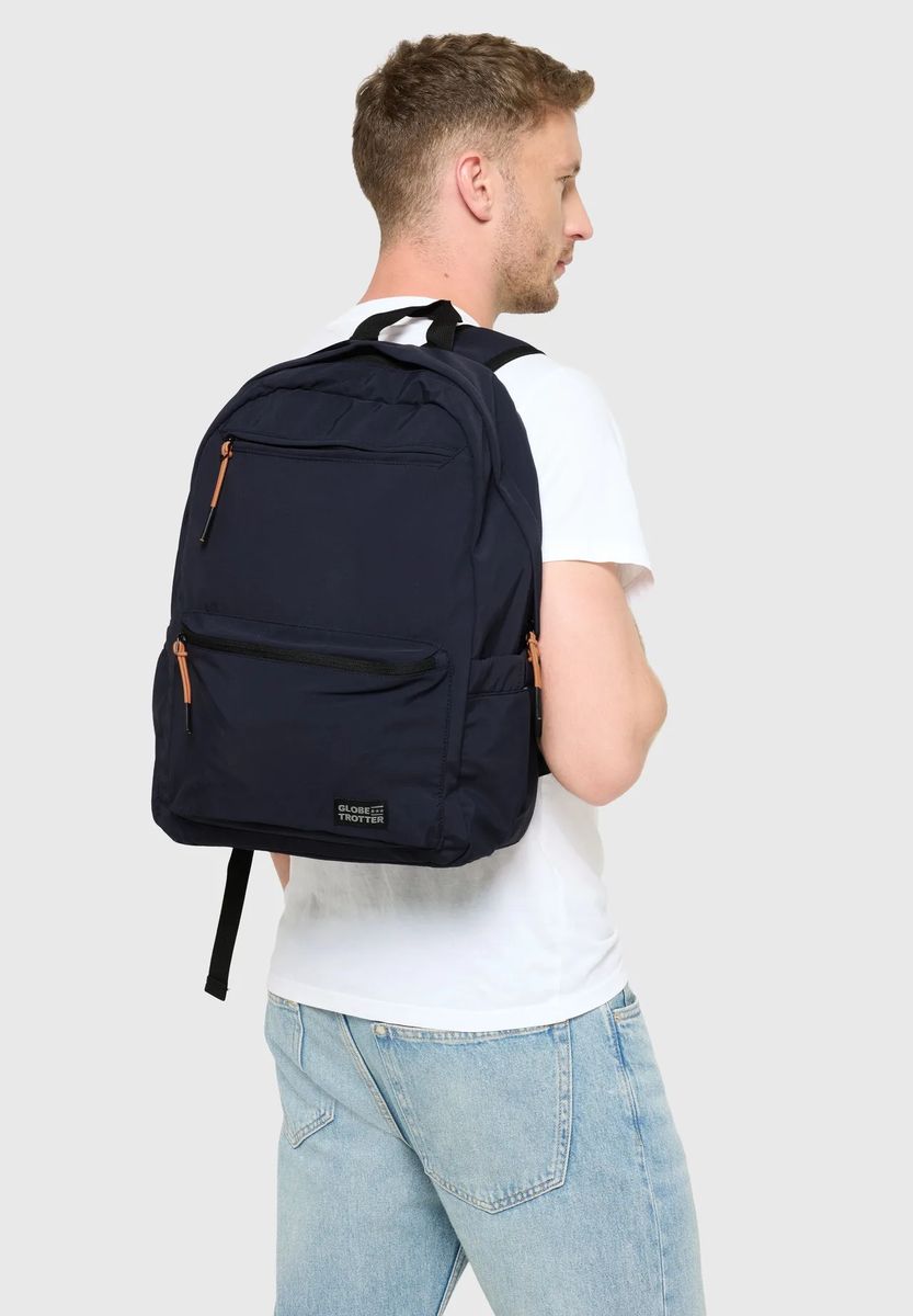 Klassischer Marineblauer Rucksack mit Laptopfach