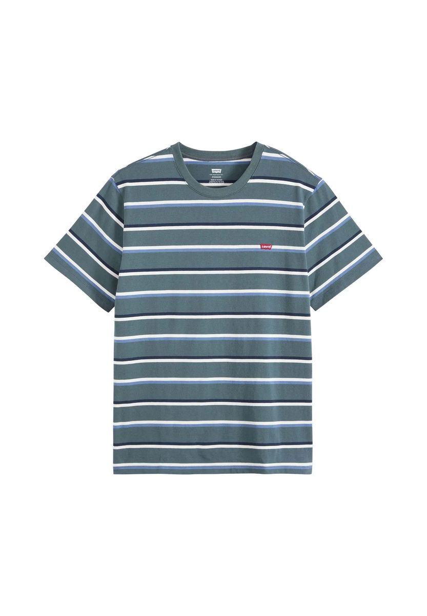 Gestreiftes T-Shirt aus Baumwolle