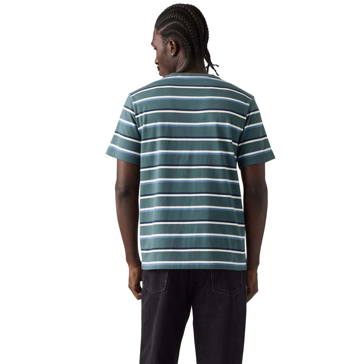 Gestreiftes T-Shirt aus Baumwolle
