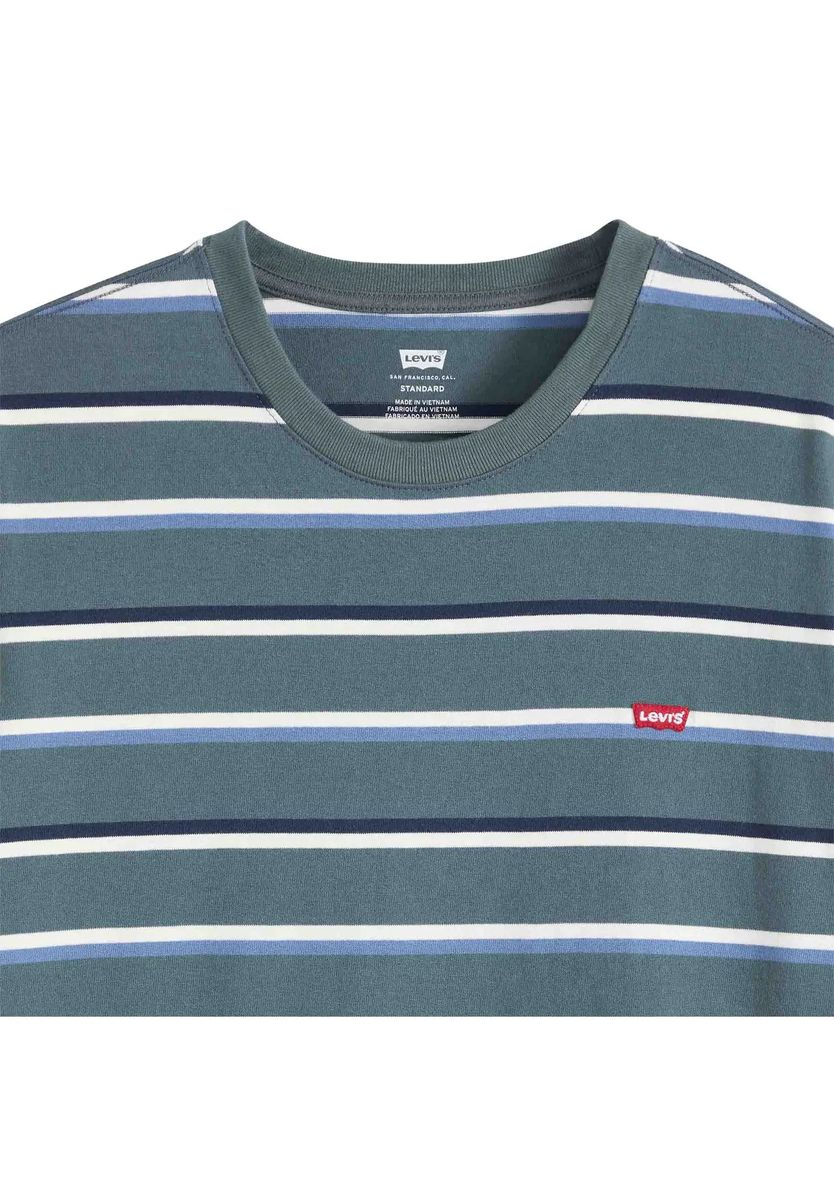 Gestreiftes T-Shirt aus Baumwolle