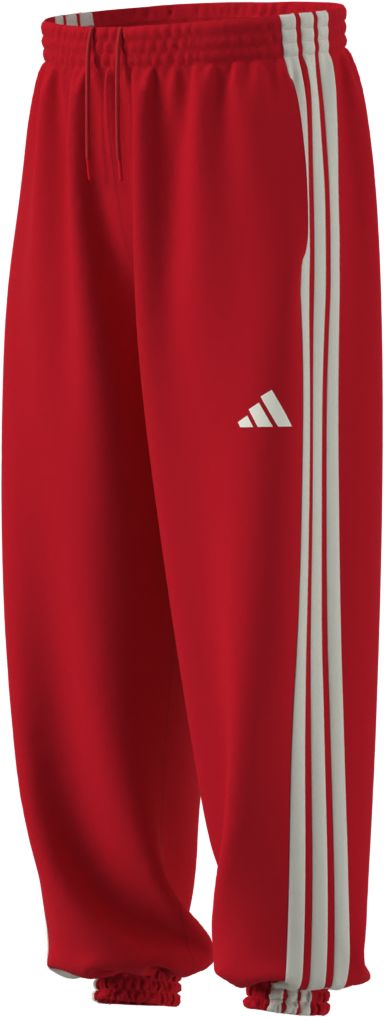 Lockere Trainingshose mit Seitenstreifen