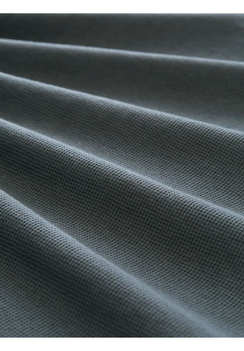 Polo-Shirt mit Waffelstruktur