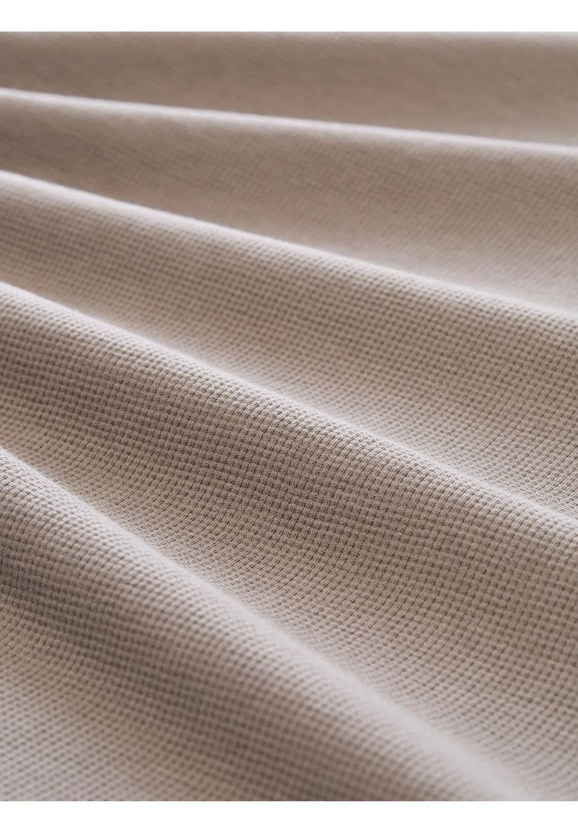 Strukturiertes Poloshirt mit Tasche