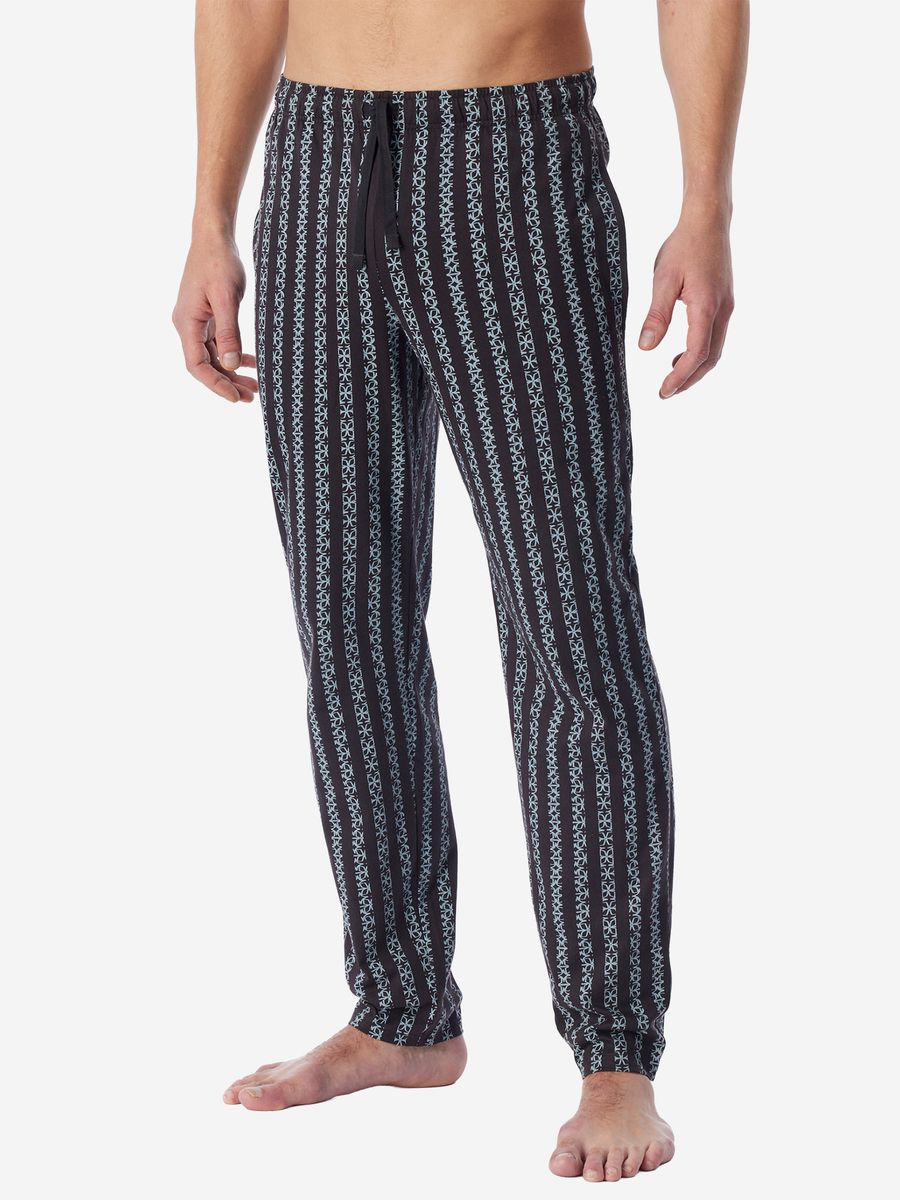 Gemusterte Loungehose aus Bio-Baumwolle