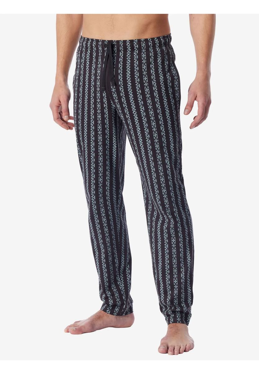 Gemusterte Loungehose aus Bio-Baumwolle