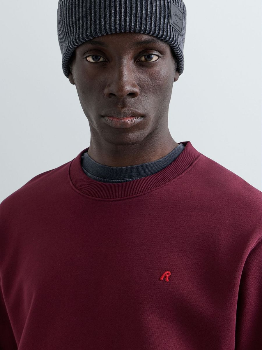 Klassisches Sweatshirt aus Baumwollmix