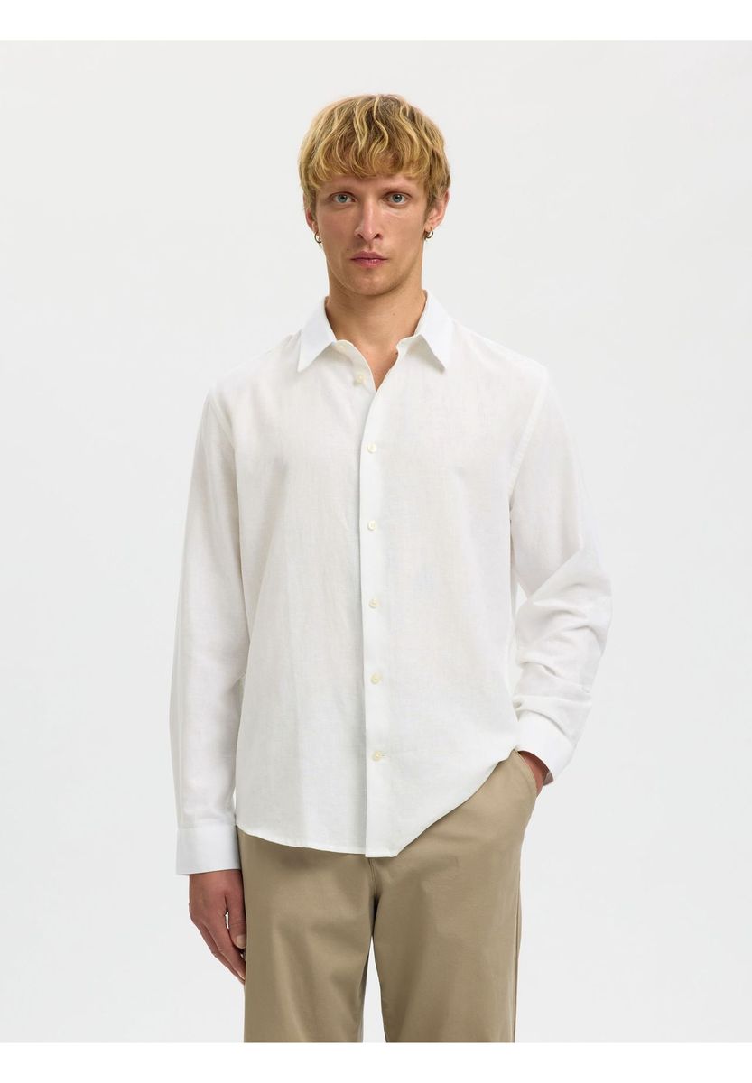Klassisches Regular Fit Langarmhemd