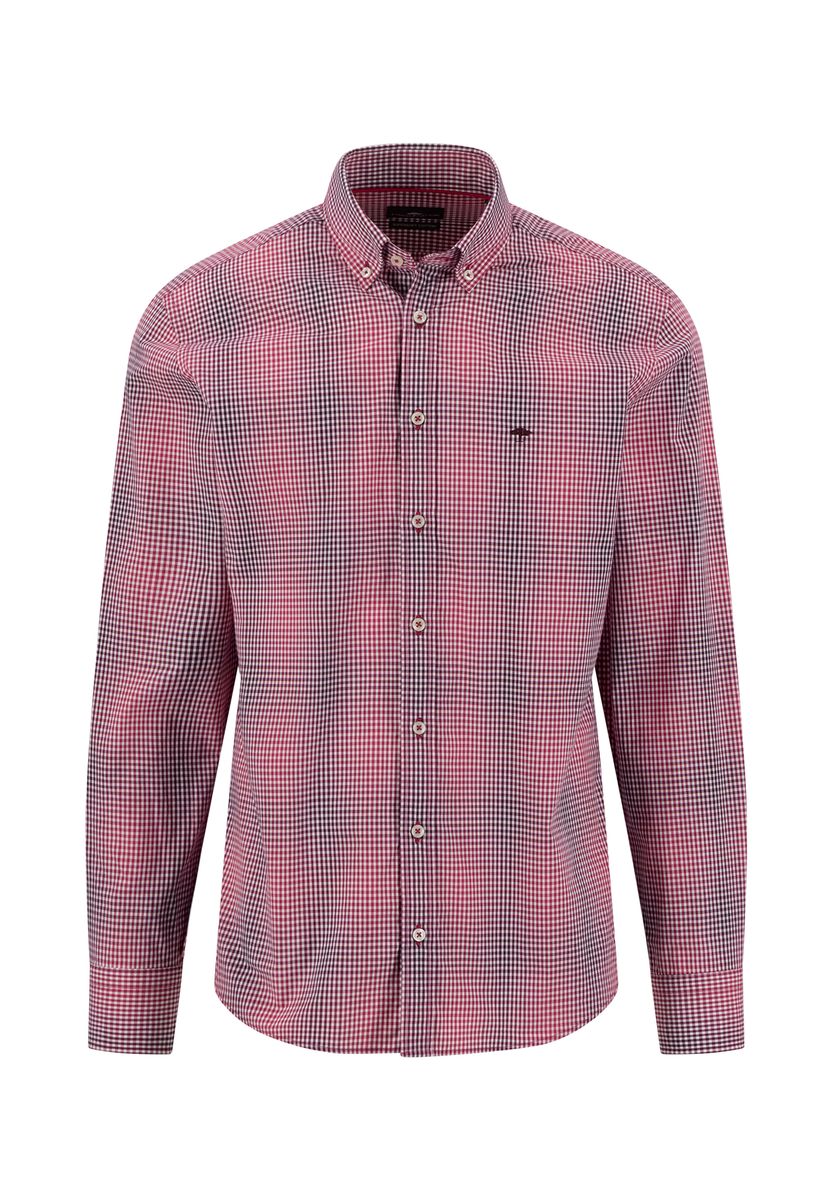 Body Fit Gingham-Karohemd