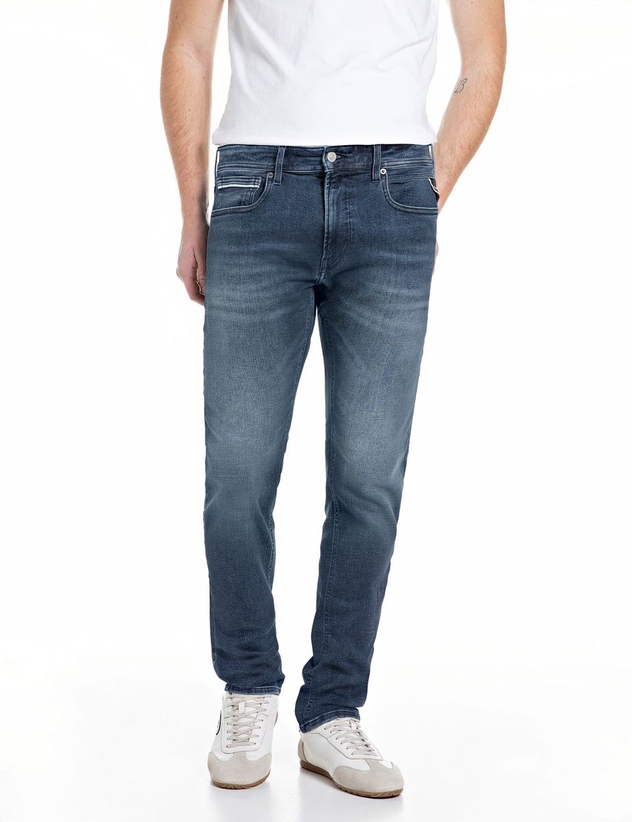 Five-Pocket-Jeans mit geradem Bein