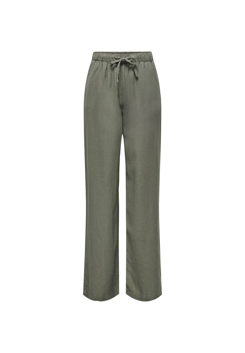 Hose aus Leinenmischgewebe mit entspannter Passform