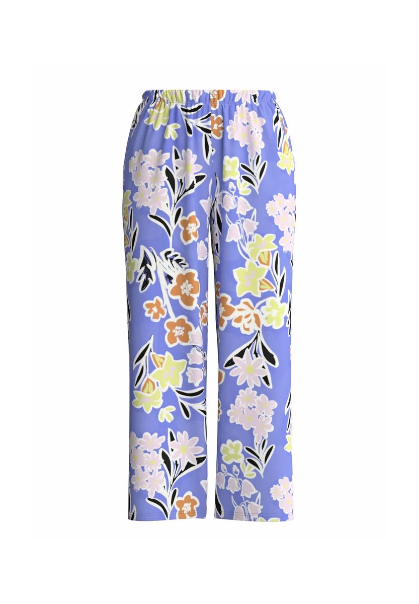 Pyjamahose mit floralem Muster