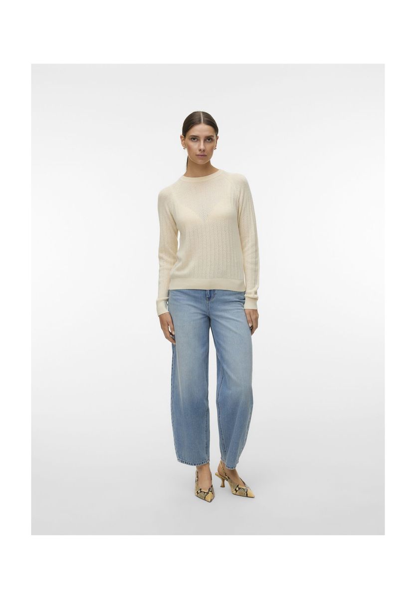 Klassischer Strickpullover aus Baumwollmischung