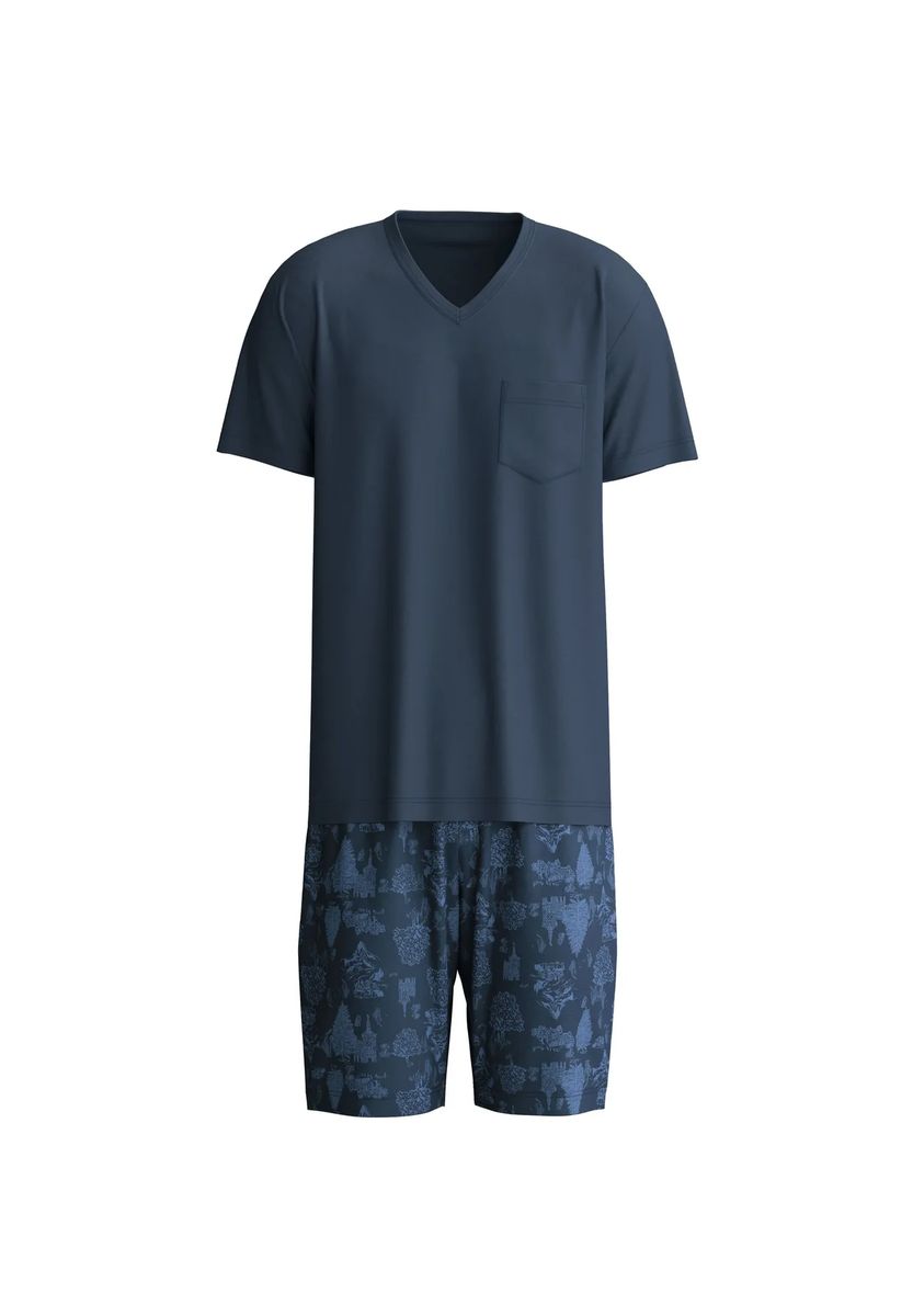 Kurzes Relax-Pyjama-Set