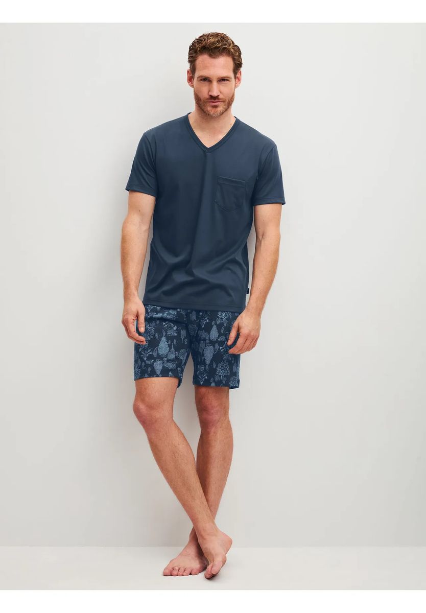 Kurzes Relax-Pyjama-Set