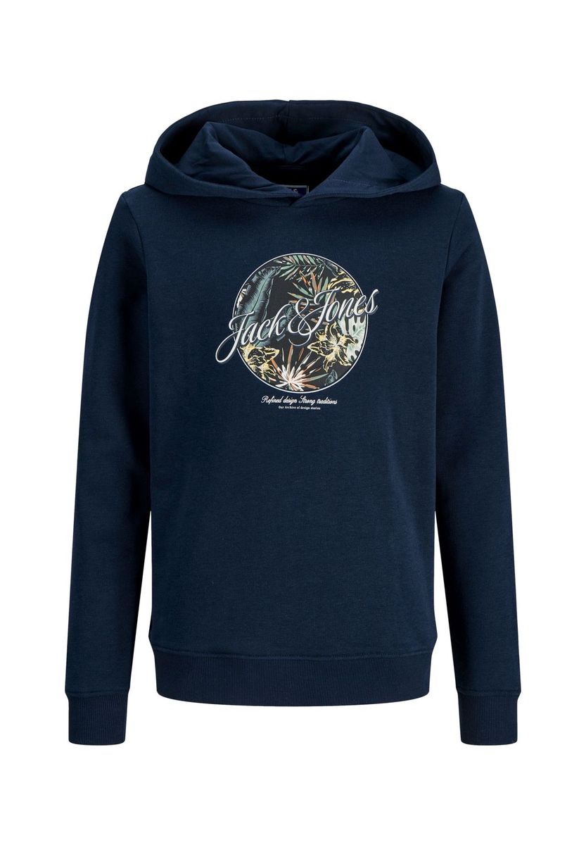 JACK & JONES Kapuzenpullover HONOLULU Hoodie, blau, 152
