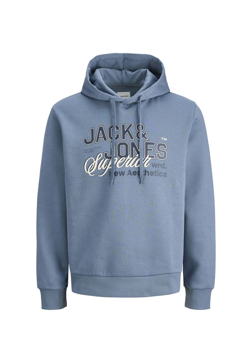 Lässiger Kapuzenpullover mit Grafikdruck