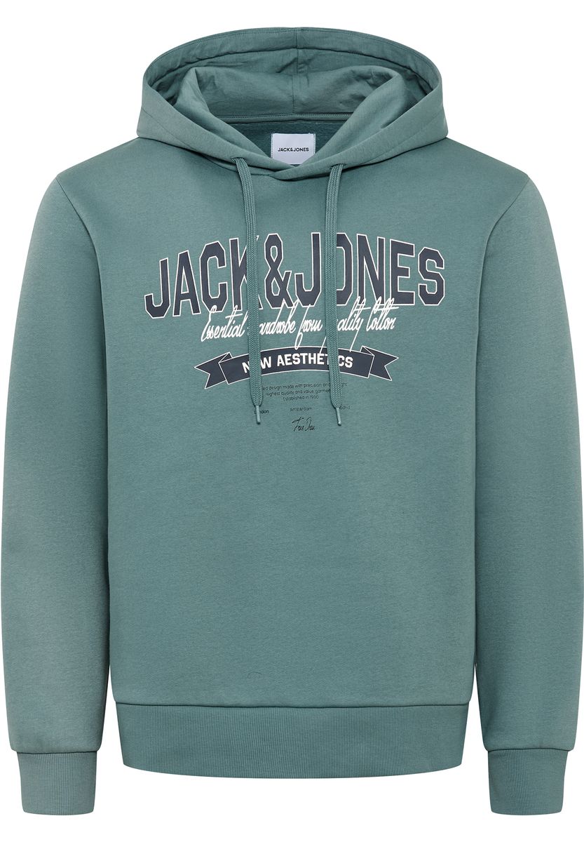 Lässiger Kapuzenpullover mit Grafikdruck
